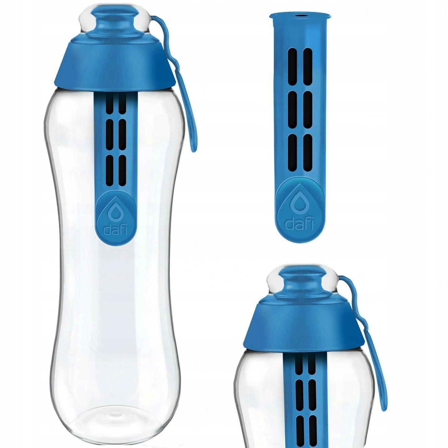 Dafi SOFT waterfilterfles, 0,3 liter, blauw