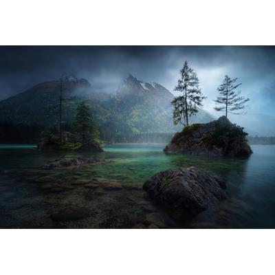 Fototapete PAPERMOON "Photo-Art JUAN PABLO DE, HINTERISLAND", bunt, B:5m L:2,8m, Vlies, Tapeten