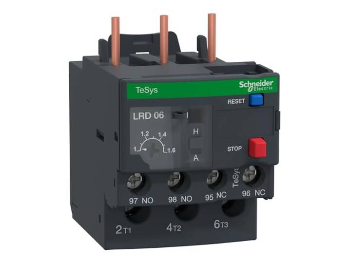 Schneider Electric - TeSys LRD - relais de protection thermique - 1..1\,6A - classe 10A - LRD06