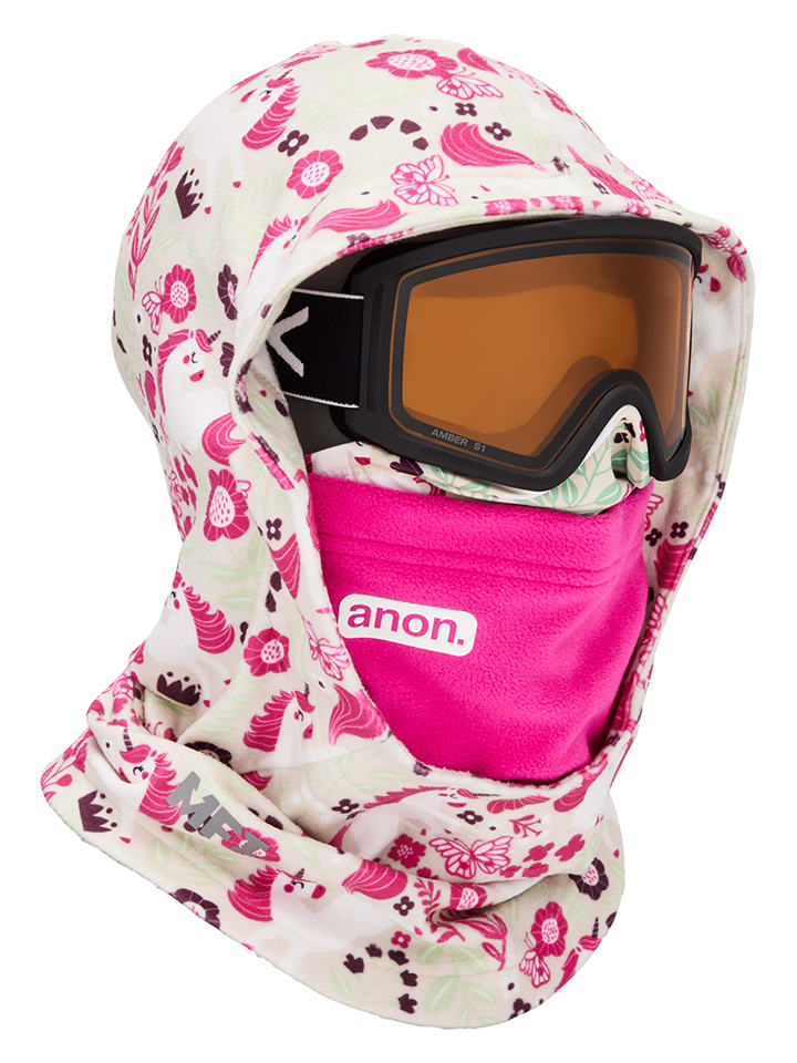 Burton Sturmhaube in Creme/ Pink - onesize