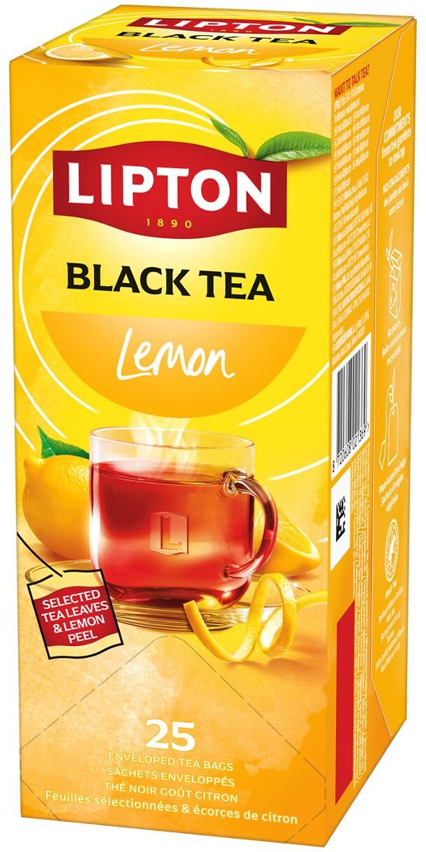 LIPTON Te svart citrus 25/fp