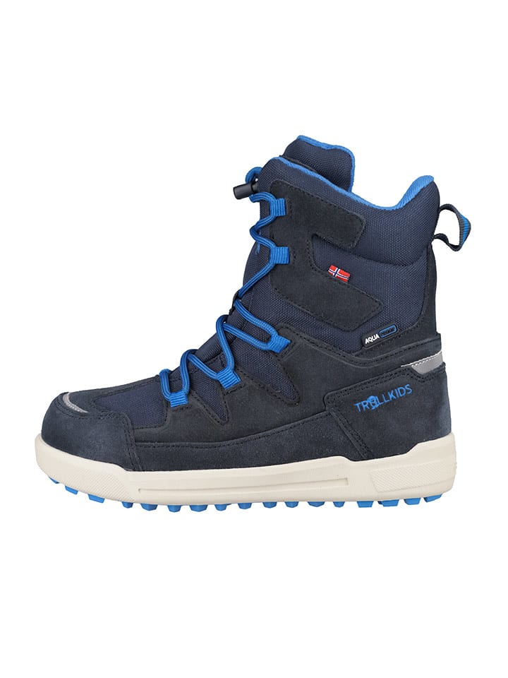 Trollkids Winterboots "Finnmark" in Dunkelblau - 33