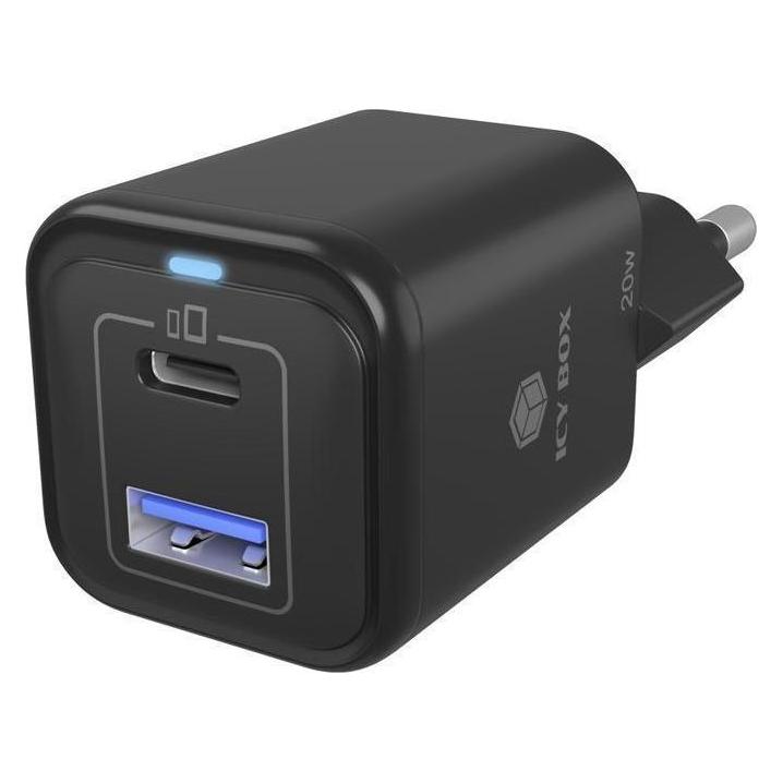 Icy Box IB-PS1020-PD (20 W, 2 Ports) (IB-PS1020-PD)