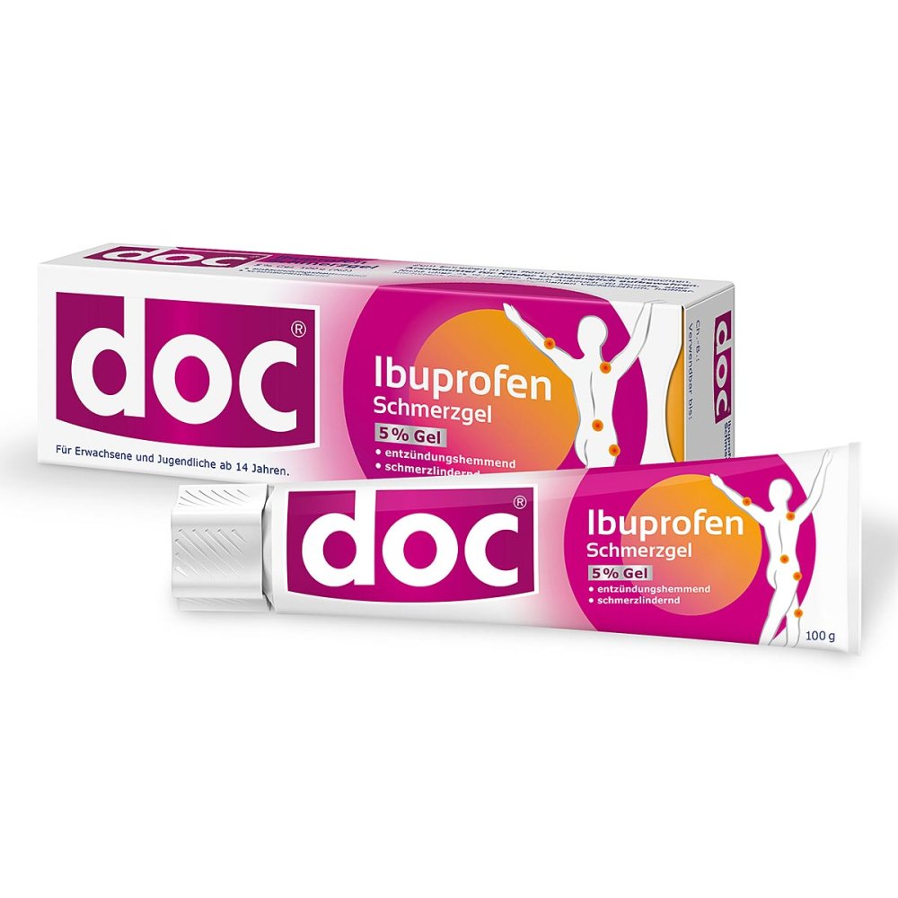 HERMES Arzneimittel GmbH Doc Ibuprofen Schmerzgel 5% 05853368