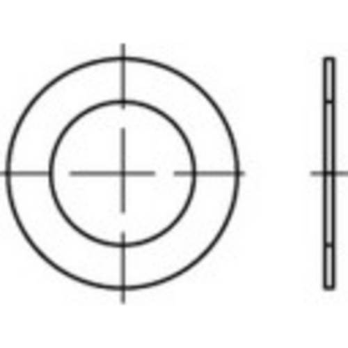 TOOLCRAFT Paßscheiben 52mm 65mm Stahl 100 St. 135601