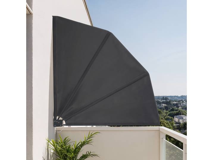 SkyLine Privacy Balkonfächer 140 x 140 cm, anthrazit