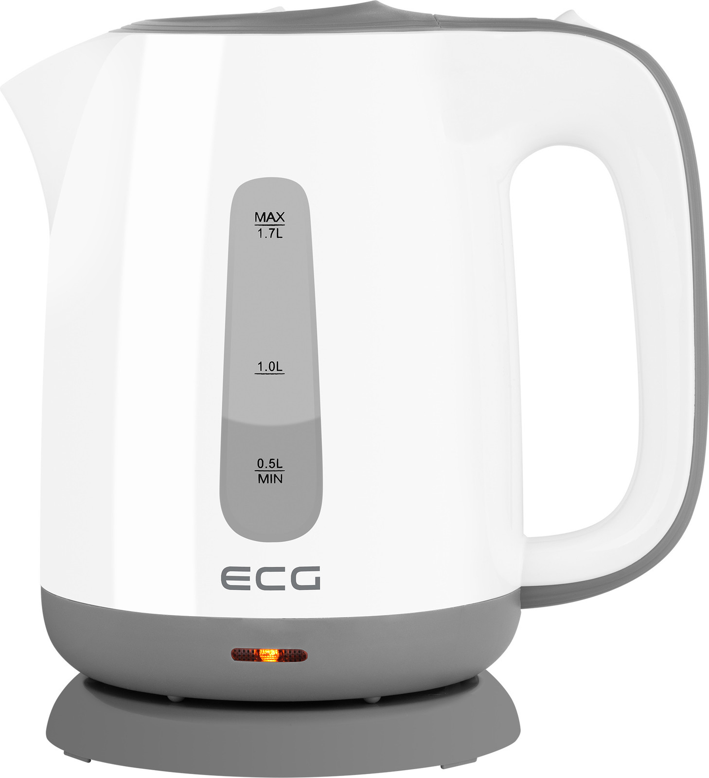 ECG RK 1759 Classica waterkoker, grijs, 1,7 liter