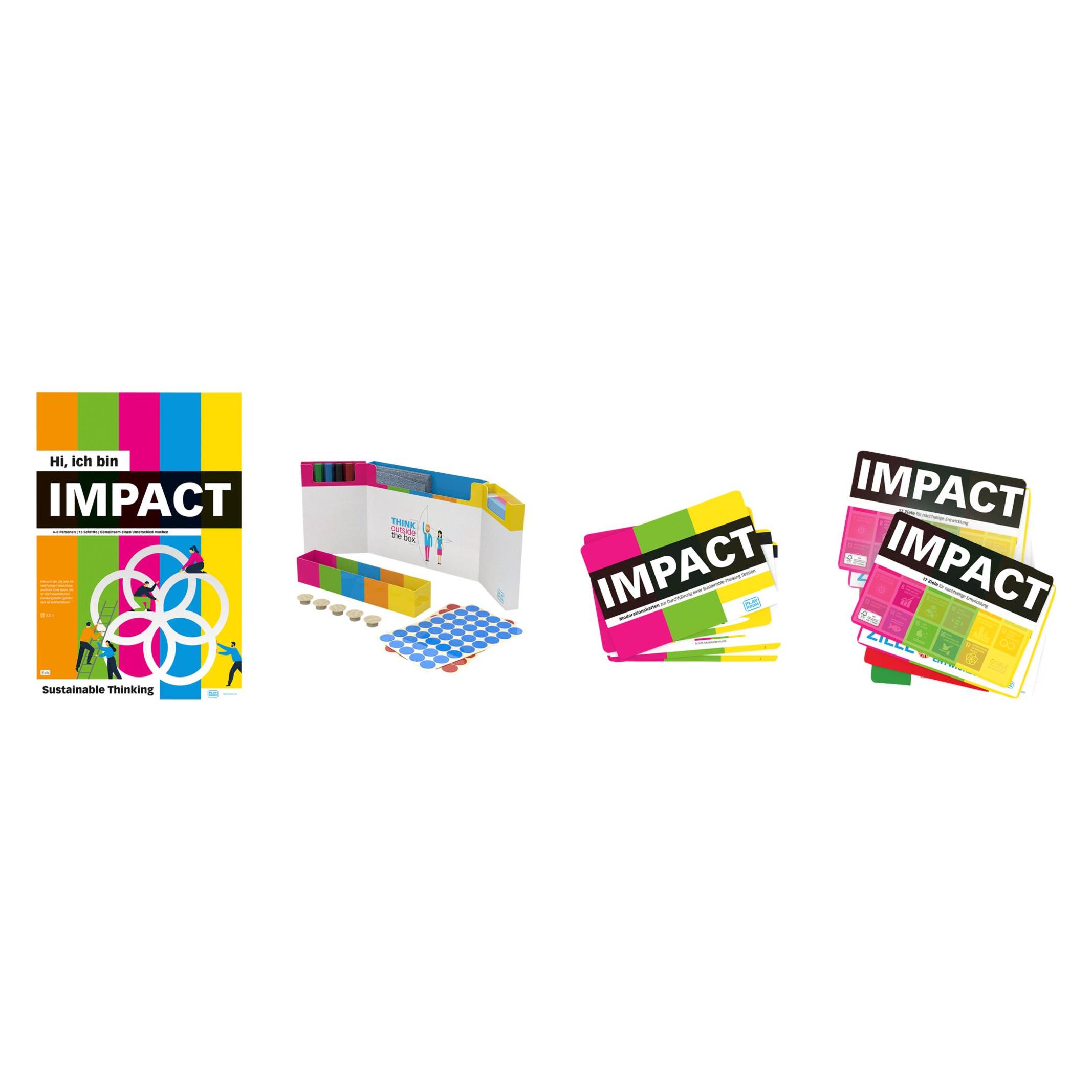 Playroom Moderationszubehör IMPACT FLIP Starter Set 1x IMPACT FLIP-Papierblock, 1x GECKO Workshopset (868884000)