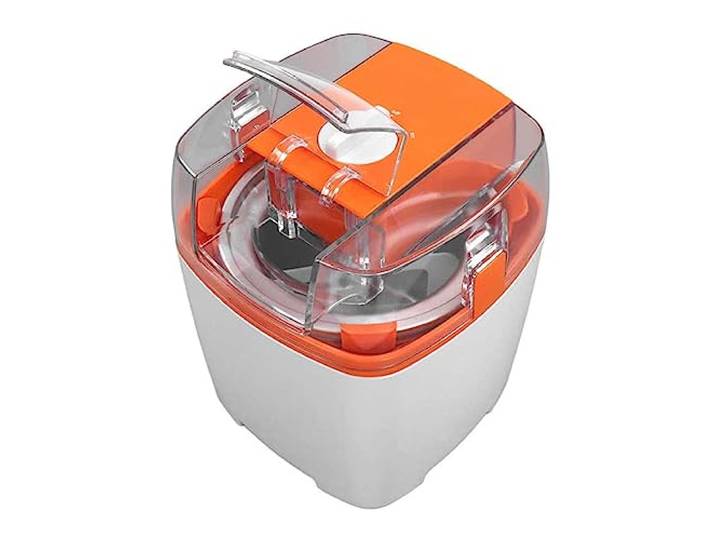 Eismaschinen 1500 ml automatische Eismaschine, Dessertmaschine mit transparenter oberer Abdeckung, for Zuhause, Obst-Eismaschine