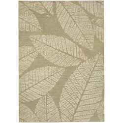 Flachwebeteppich Blattwerk Multicolor ca. 160x230cm