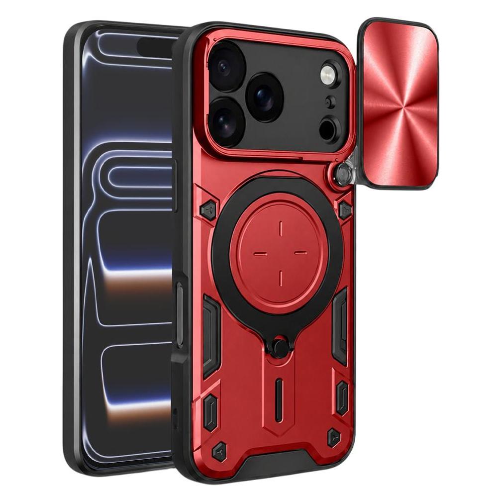 Techsuit - CamGuard Pro - iPhone 17 Pro - Red (Apple iPhone 17 Pro) (58346215)