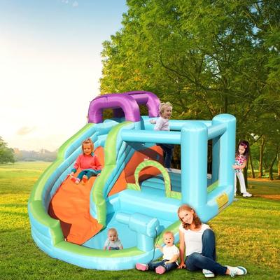 New Inflatable Bounce House, Slide Bouncer with Pool Area