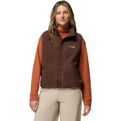 COLUMBIA HELVETIA Fleece Weste 2027 tobacco - XS