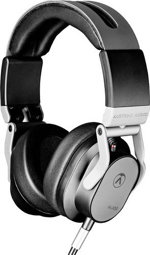 Austrian Audio Hi-X50 Over Ear Kopfhörer kabelgebunden Stereo Schwarz/Silber HiFi