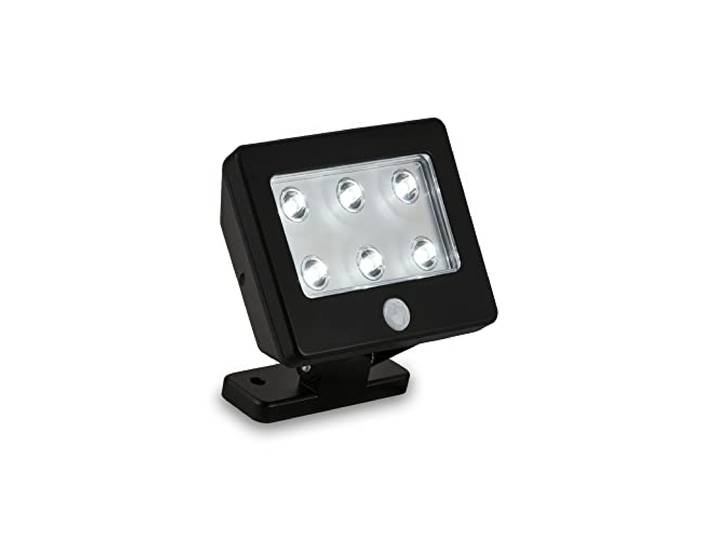 Briloner- Lampe d'extérieur à LED avec détecteur de mouvement\, Lampe d'extérieur inclinable IP54\, Applique murale d'extérieur LED résistante à l'eau\, Applique murale d'extérieur LED\, noire
