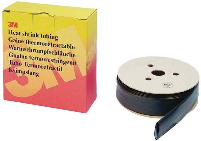 3M Deutschland Manchon thermorétractable rouleau 6,4/3,2 mm, noir, fin HSR noir (7000099050)