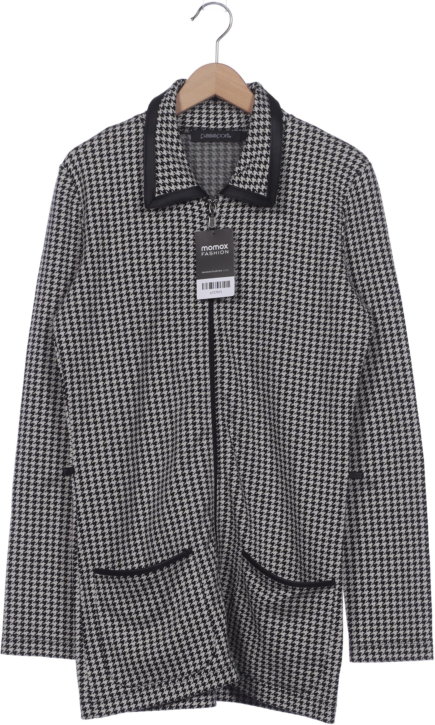 passport Damen Strickjacke, Schwarz, Gr. S, Baumwolle - Second Hand