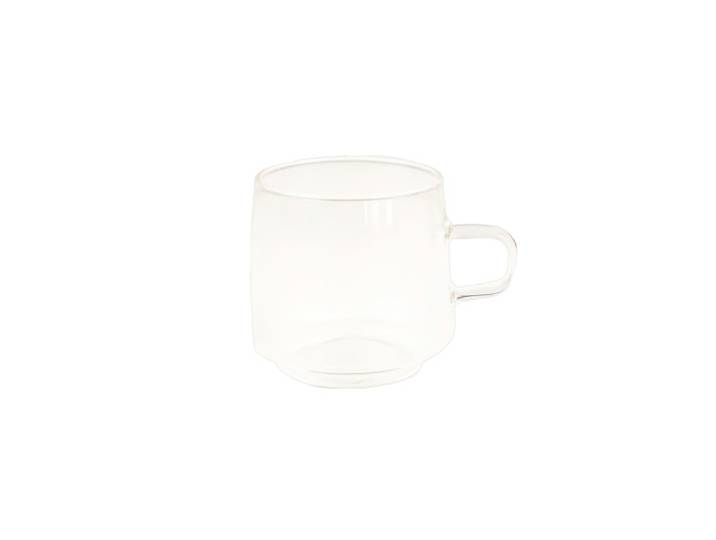 Verre à latte avec anse CHiATO, 320 ml – transparent