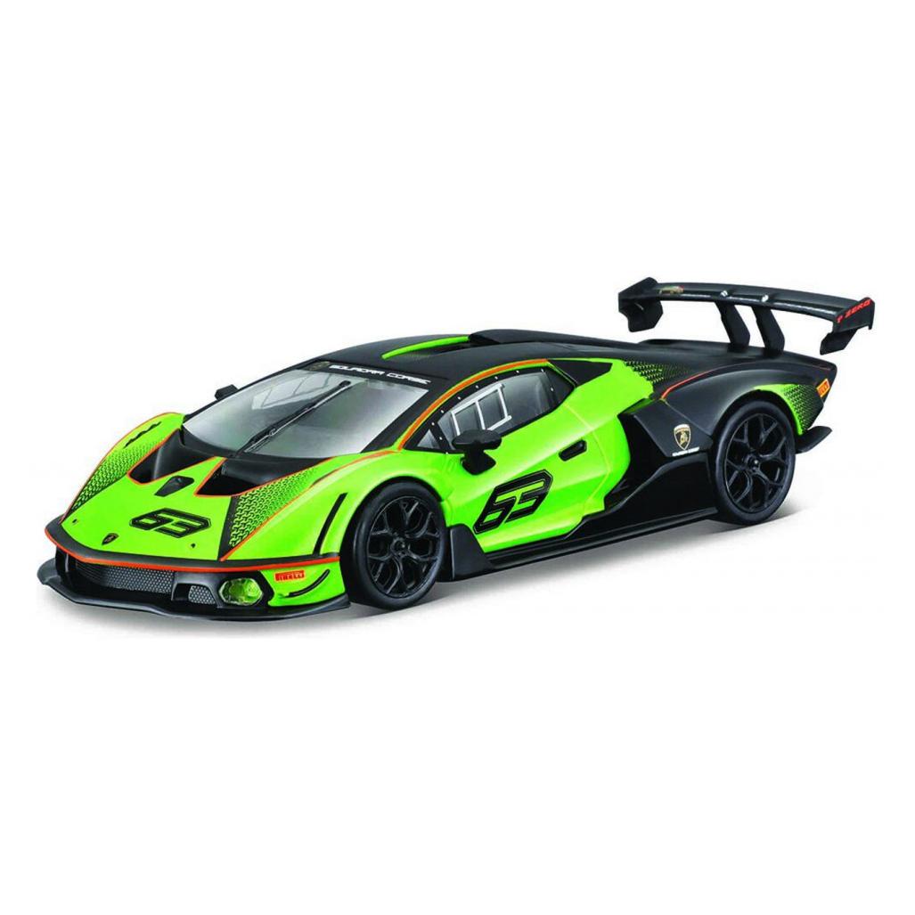 Bburago 41161 - 919517 - Race - Lamborghini Essenza SCV12 #63 1:32 - verde (112418-41161)