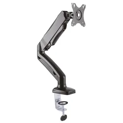 VALUE LCD-Arm, Tischmontage, Gasfeder, 5 Gelenke, 13-27 Zoll, bis 6,5 kg, schwarz