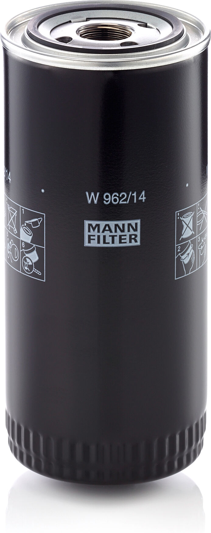 Mann-Filter Filter, Arbeitshydraulik W 962/14 Für Volvo Steyr Chtc Auto