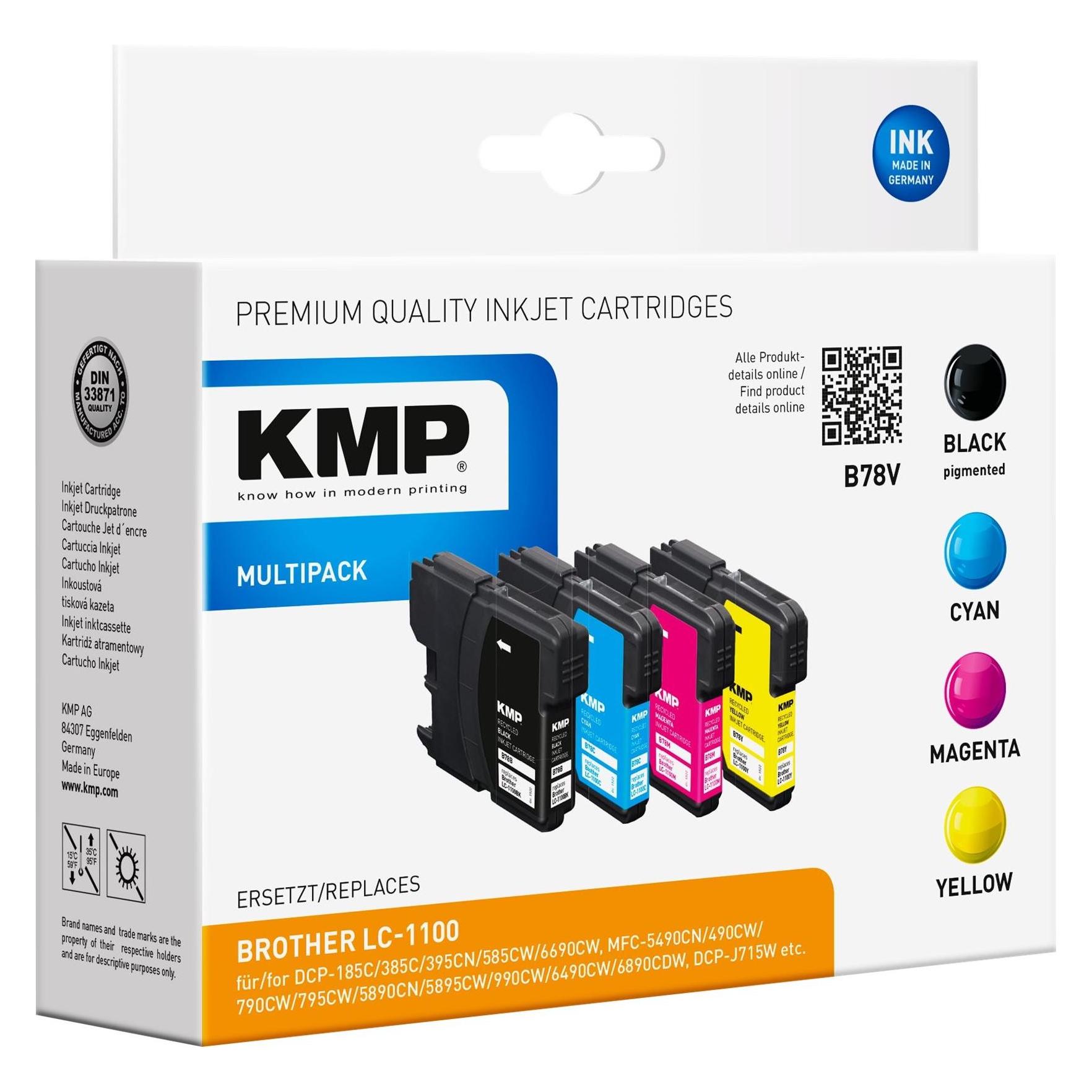KMP MULTIPACK B78V (BK, C, M, Y) (1522,4805)