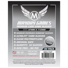Mayday Games Premium Magnum Oversized Dungeon Sleeves (50 Stück) 87x112mm - 7147 - Kartenhüllen 293187