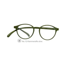 Lesebrille No.12 Klammeraffe olive