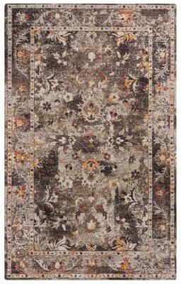 Alora Decor Infinity Brown, Orange, and Rust Wool Rug