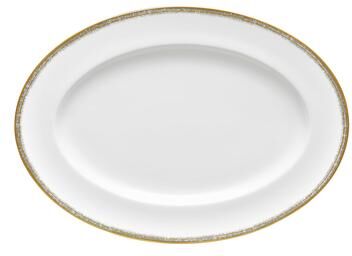 "Noritake Haku Oval Platter, 14"""