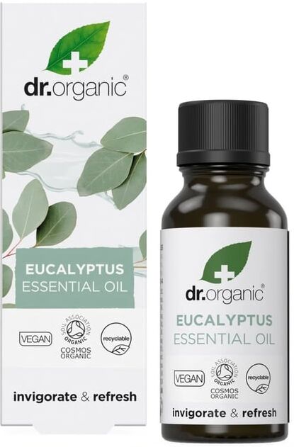 Dr Organic Aceite Esencial Eucalipto Globulus Bio y 100% Puro 10ml