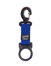 M&M Octopushalter Ring mit Karabiner - Blau