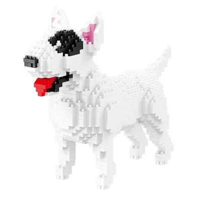 BALODY Hund: Bullterrier, DIY Bausatz aus Miniblocks, 797 Klemmbausteine