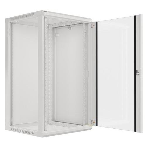 Lanberg Wand- Rack 19 " 22U 600x600mm grau (22 HE, 19 Zoll Rack) (WF01-6622-10S)