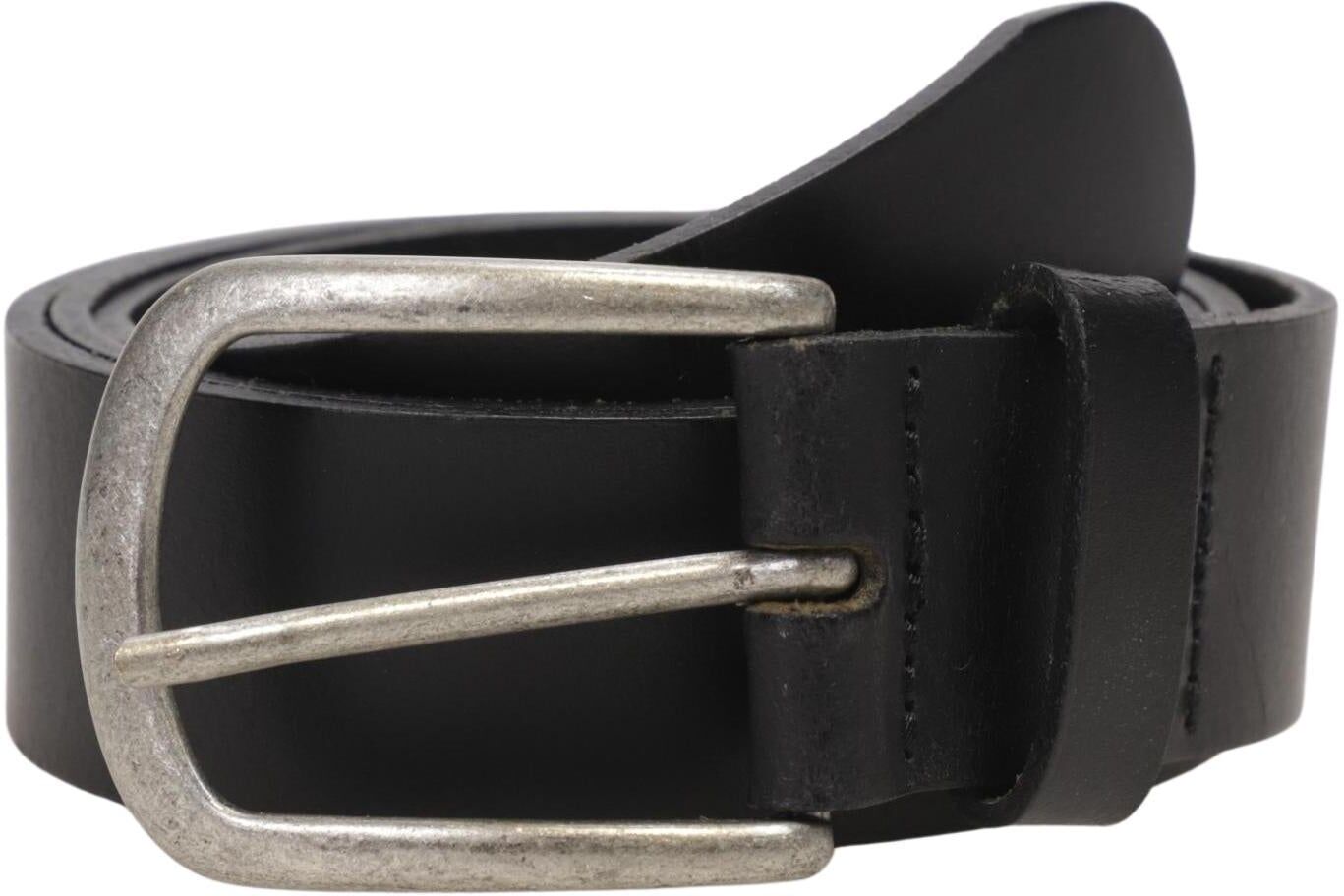 Jack & Jones Herren Gürtel, Schwarz, Gr. 80, Leder - Second Hand