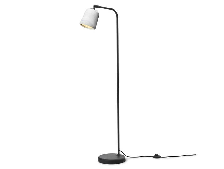 New Works Designer Stehlampe Material, schwarz, für Wohn- / Esszimmer, Aluminium, Design, Stehleuchte