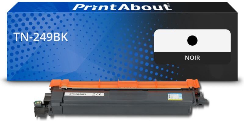 PrintAbout Toner compatible Brother TN-249BK - Noir Noir