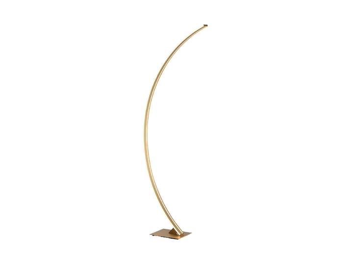 Dimmbare LED Design Stehlampe „Arcus“ Gold Schuller