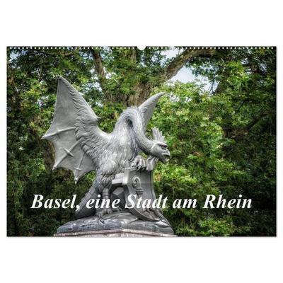 Basel, eine Stadt am Rhein (Wandkalender 2026 DIN A2 quer), CALVENDO Monatskalender