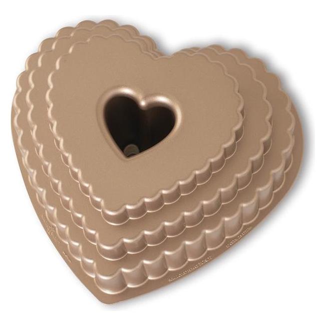 Nordic Ware Etagen-Herz-Gugelhupfform (35896893) Mindestbestellmenge: 3 Stück