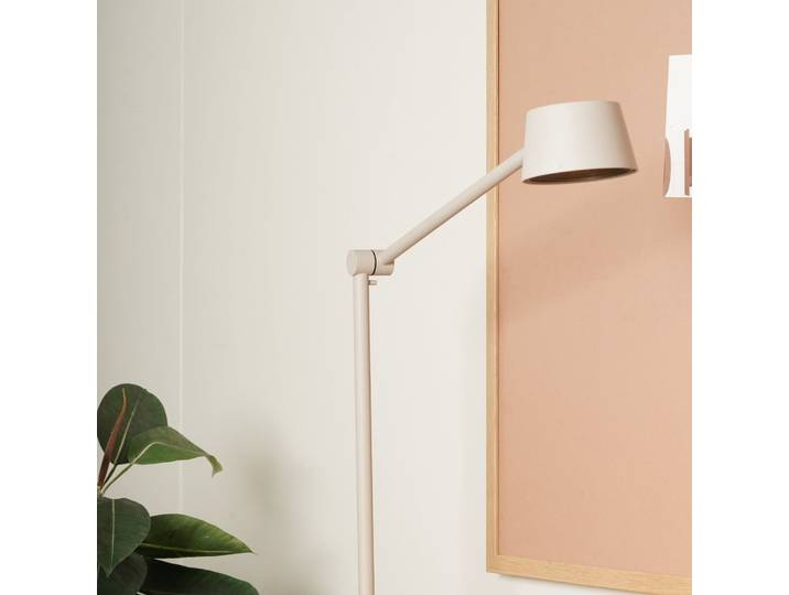 Direction T1 LED-Tischlampe, grau matt, Höhe 56cm - Antidark - Arbeitszimmer / Büro - Modern - Metall - Einflammig
