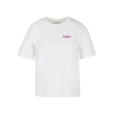 T-Shirt MISS TEE "Miss Tee Damen Don't Call Me Tee", Damen, Gr. 4XL, weiß, 100% Baumwolle, bedruckt, oversize, Rundhals, Shirts T-Shirt