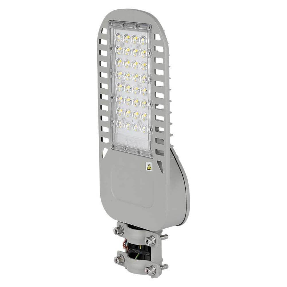 Vtac Led Slim straatlamp 50W - Grijs - Aluminium
