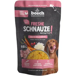 Bosch Freshe Schnauze - Huhn mit Reis & Karotten 8x250 g