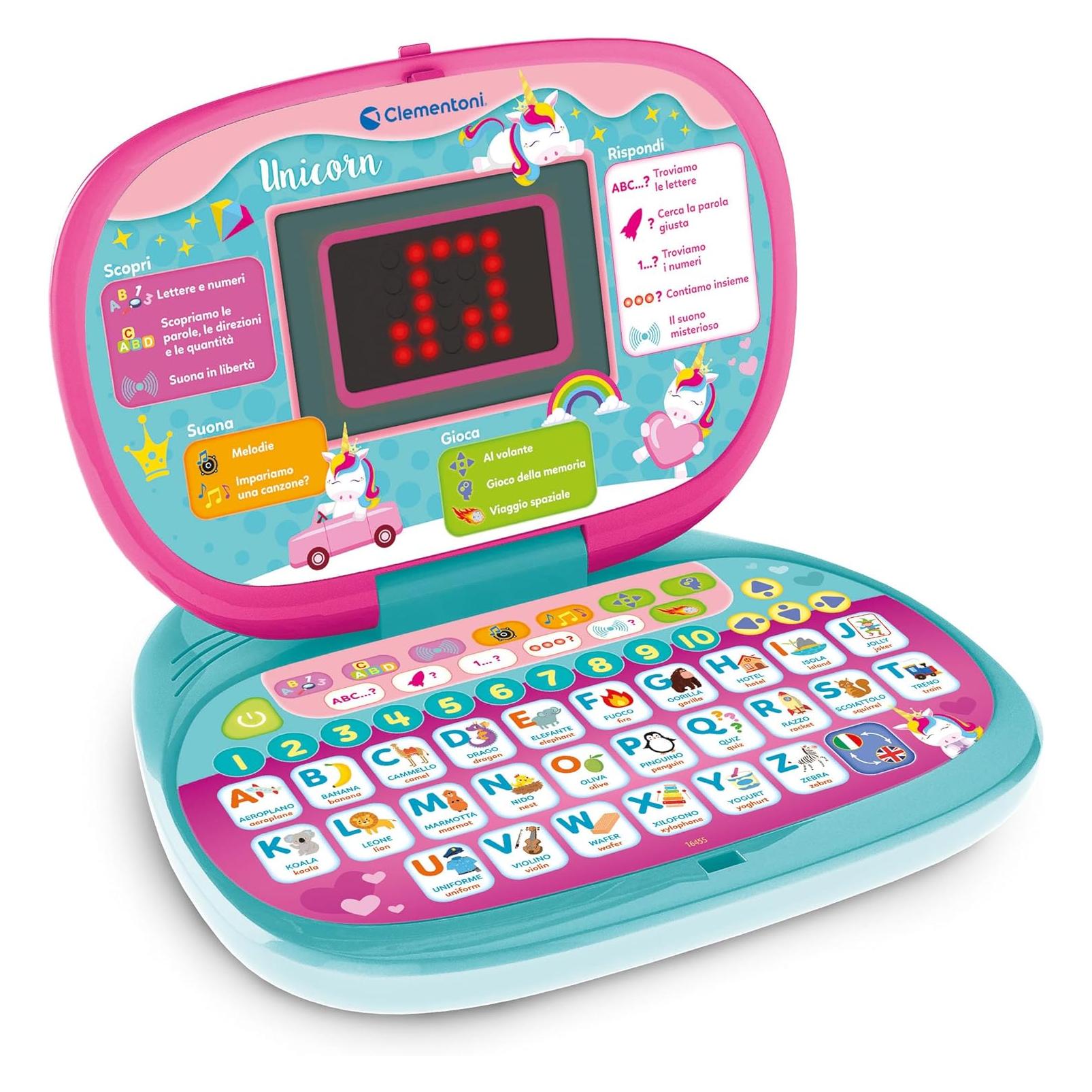 Clementoni DOT Primo Laptop 3+ Unicorn (Englisch, Italienisch) (16455)