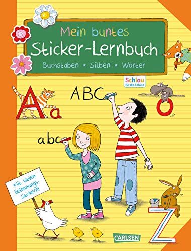 Christine Mildner - Schlau für die Schule: Mein buntes Sticker-Lernbuch: Buchstaben, Silben, Wörter: Alles für die 1. Klasse: Mit Belohnungsstickern - Preis vom 09.10.2026 07:28:09 h