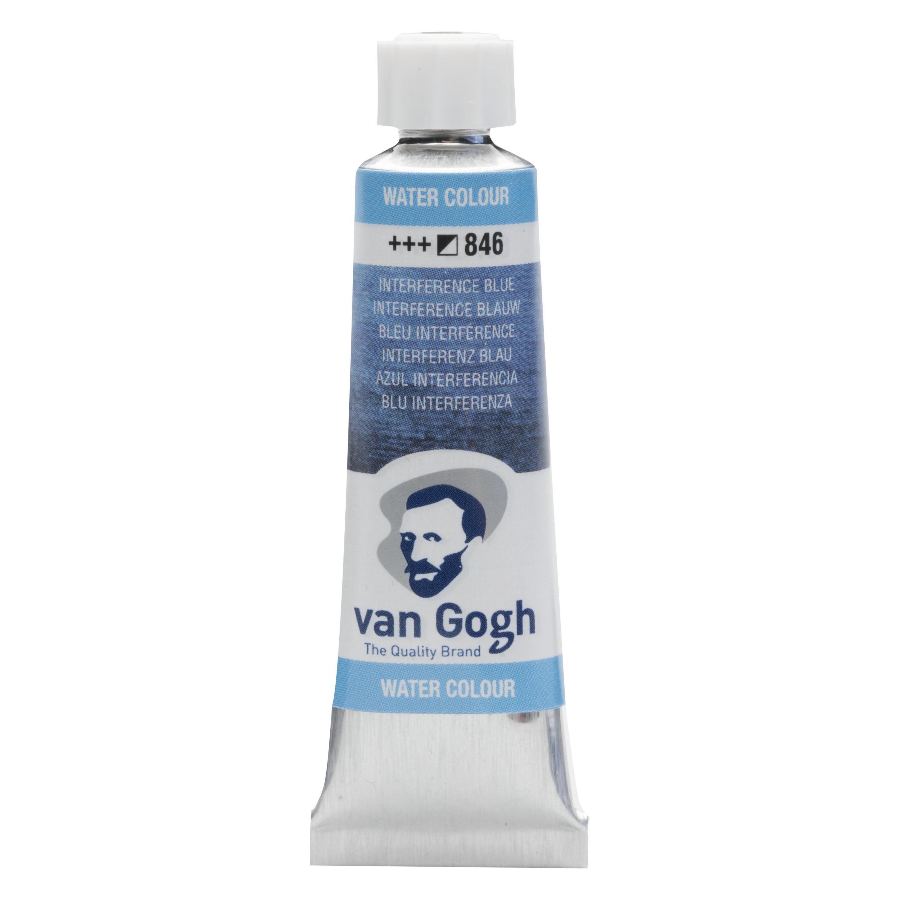 Van Gogh Aquarellfarbe Tube 10 ml Interferenz Blau 846 (10 ml) (ROY-20018461)