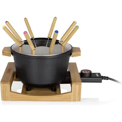 Princess Fondue Pure, Fondue Set, Braun, Schwarz