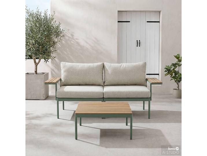 Ensemble de n Laventa - 3 éléments 170 x 65 x 72cm Vert/Vert
