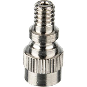messingschlager Fahrradventil-Adapter 519915, Dunlopventil, mit Rückschlagventil, AV-Ventil auf DV-Ventil